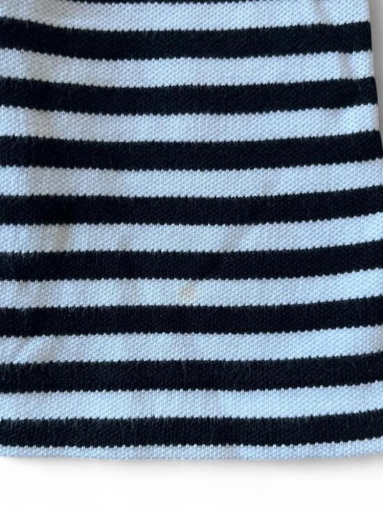 Striped Nautical Lobster Embroidered Top Black & White 3/4 Sleeve Size M/L - Picture 6 of 6